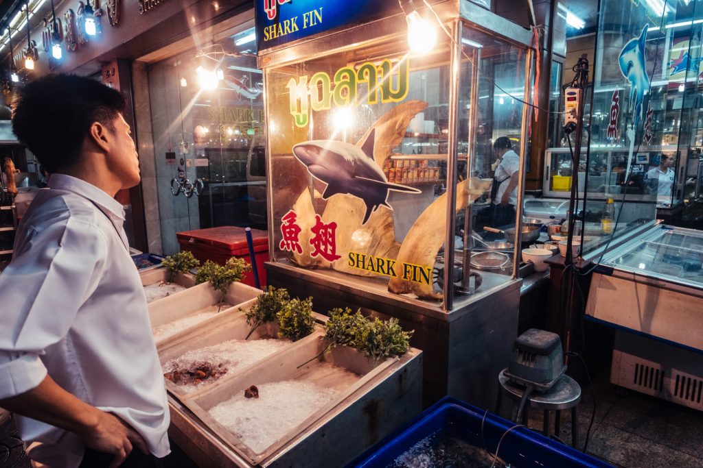 Haifischflossen Suppe Chinatown Bangkok