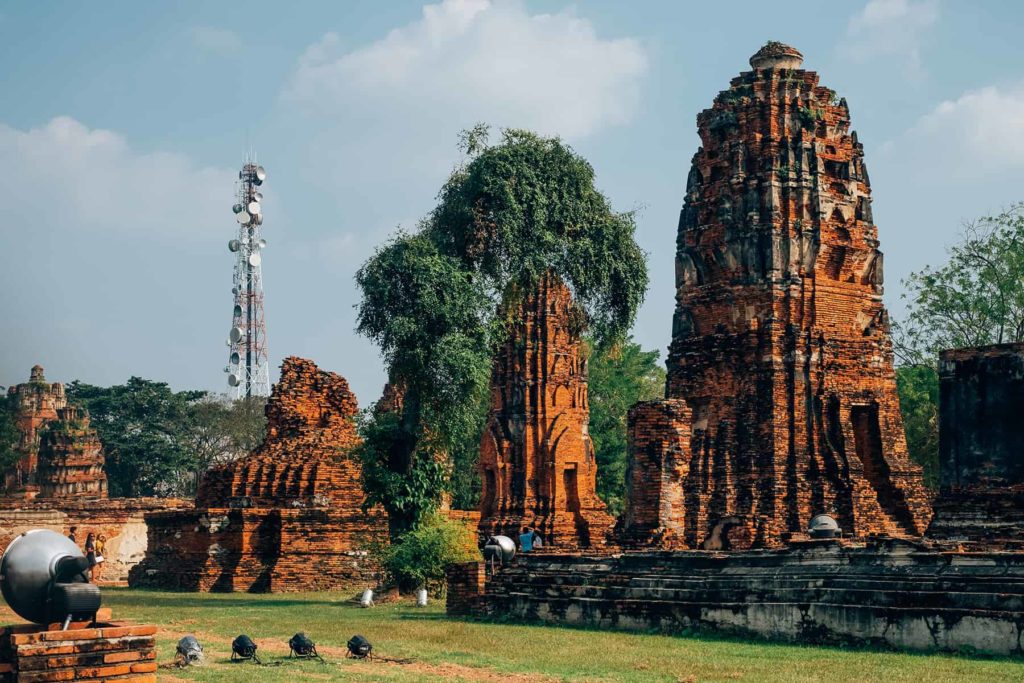 Ruinen-von-Wat-Mahathat-Ayutthaya